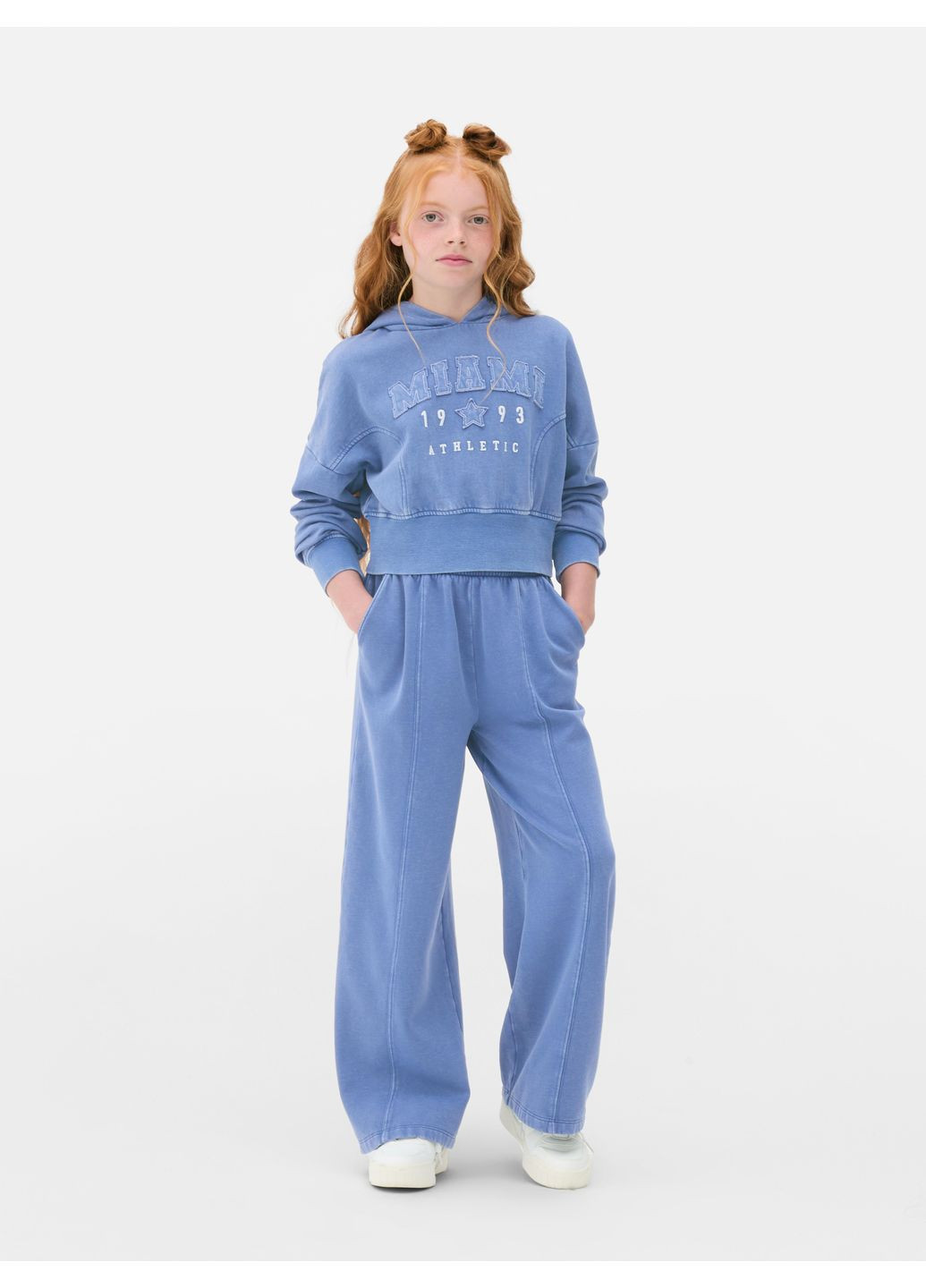 Худи флис,синий с принтом, Primark (353309552)