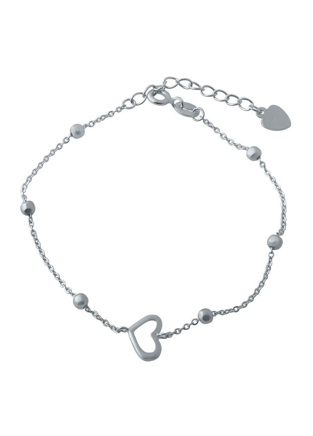 Серебряный браслет без камней 17-20 см (1994139) Silver Breeze (317782162)