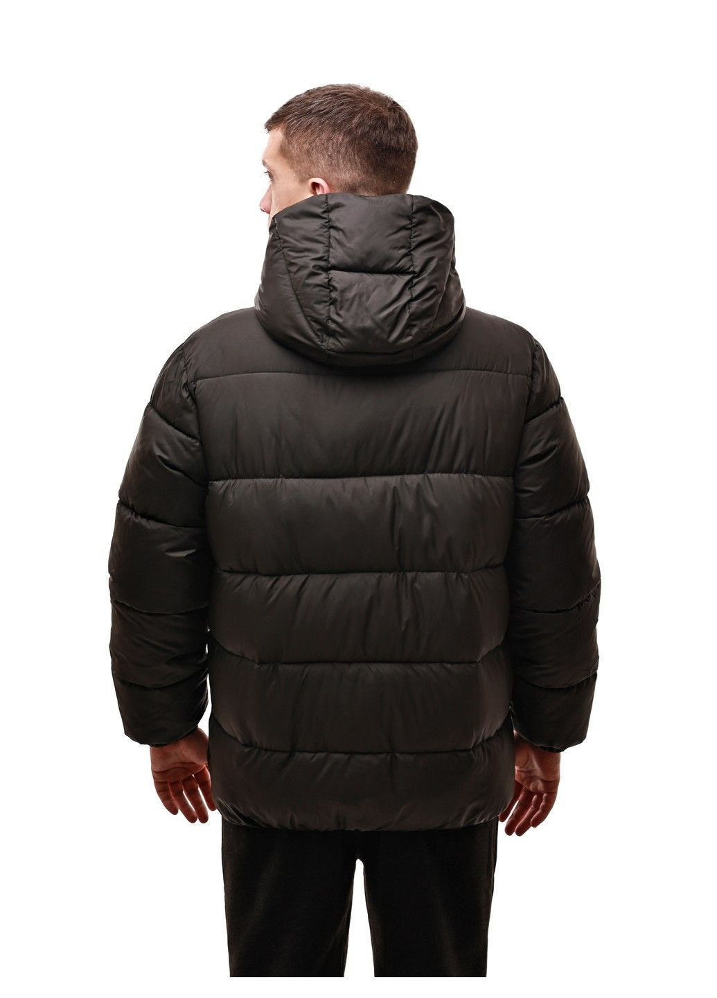 Черная зимняя куртка зимняя мужская FAVORITE STYLE