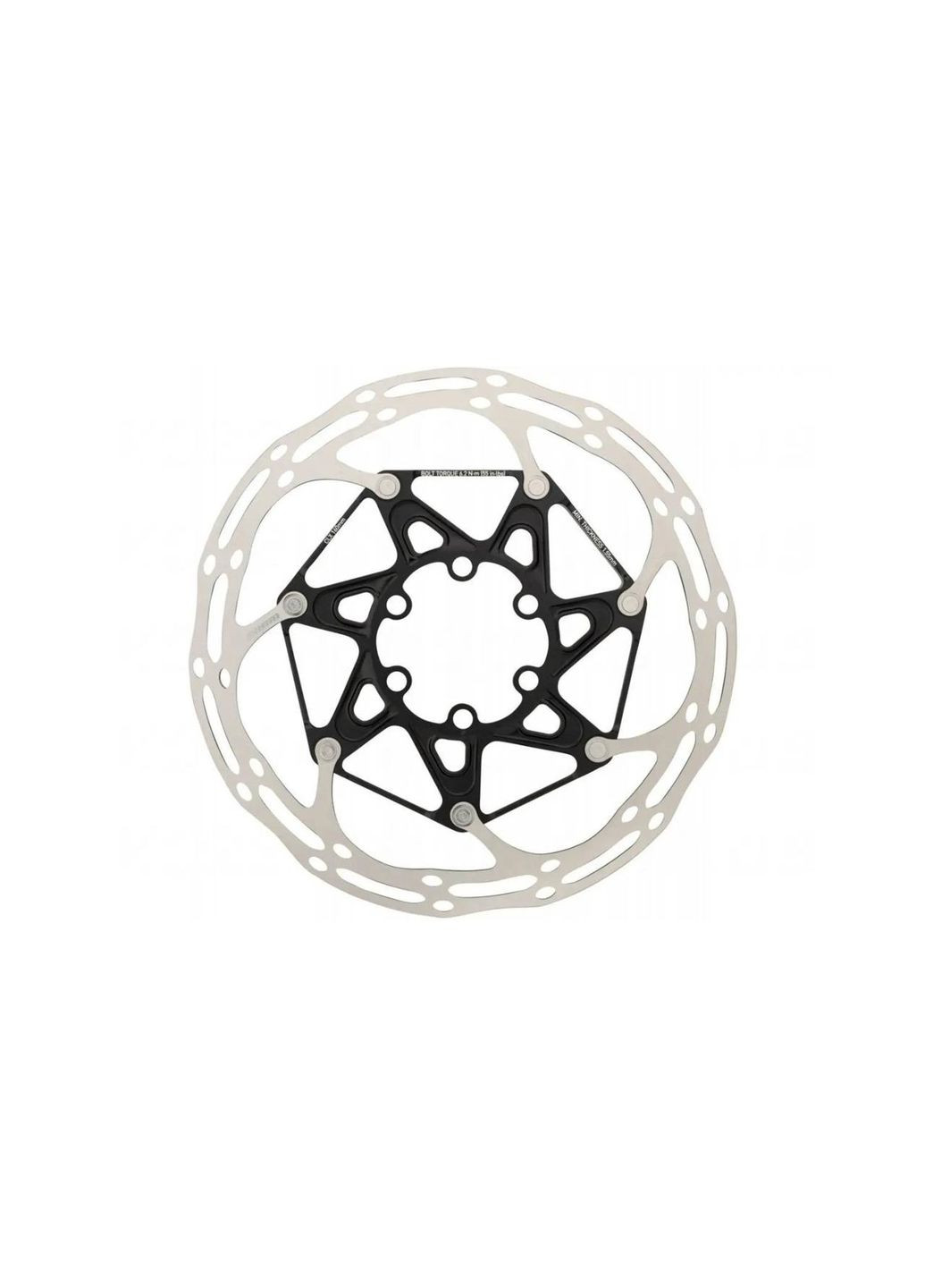 Ротор ROTOR CNTRLN 2P 180MM BLACK ST ROUNDED Sram (369648957)