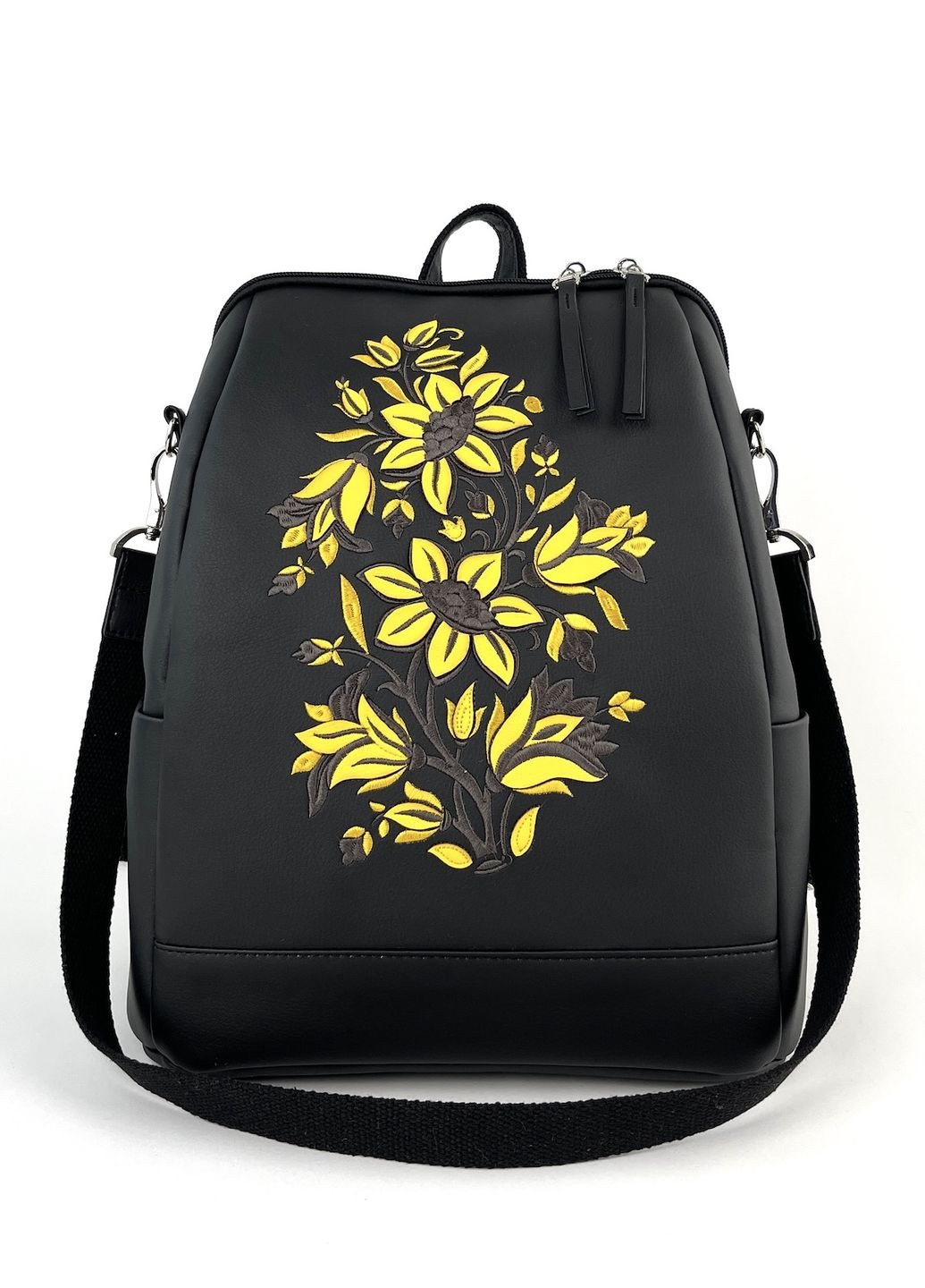 Комплект (рюкзак и косметичка) N23005 черный Alba Soboni міський (280930832)