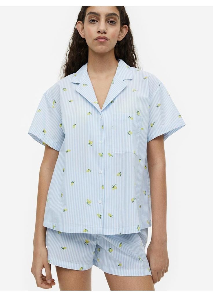 Белая всесезон шорты для сна H&M