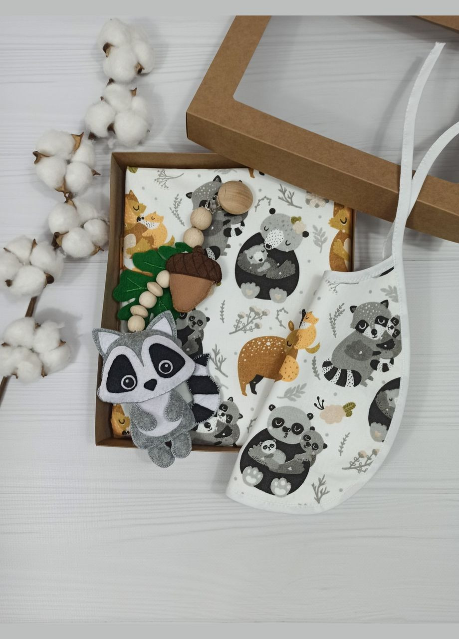 Набір для малюка: з 3 непромокальних пелюшок a.l.babybox Феї 50х80 Коричневий No Brand (308752136)