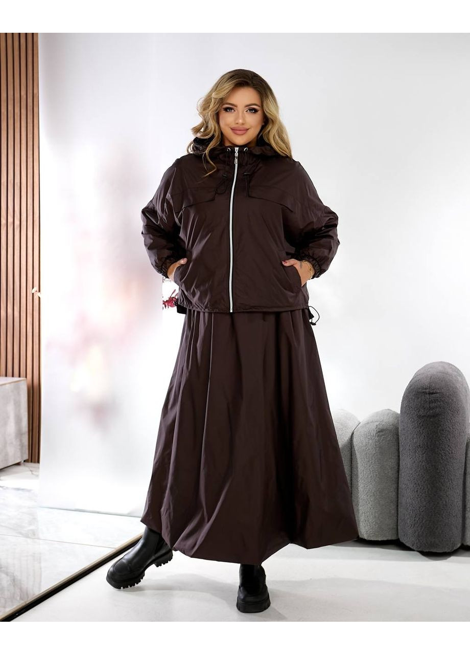 Жіночий костюм вітровка+спідниця Style Point (361678992)