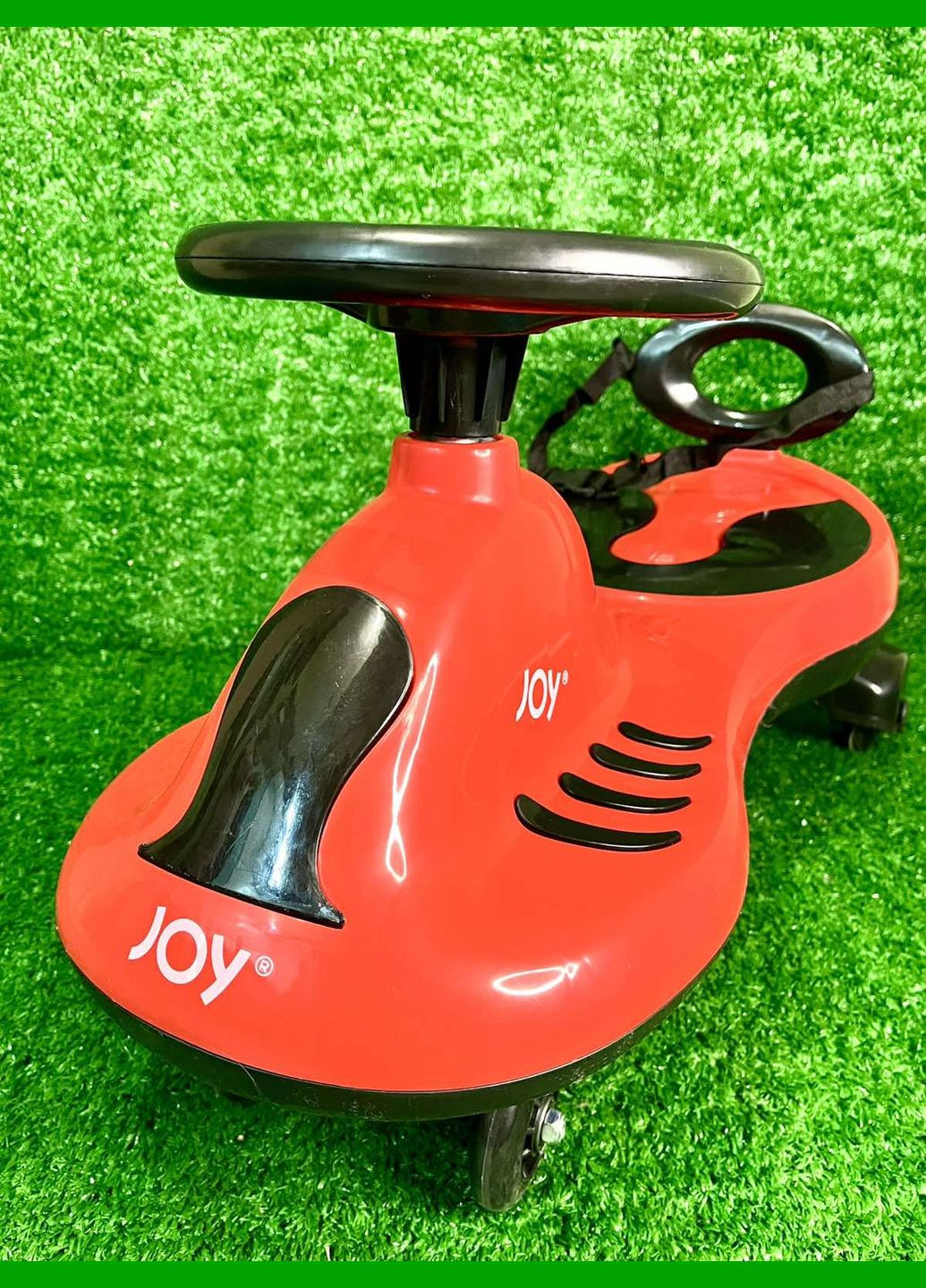 Каталка-толокар колеса PU зі світлом музикою укр озвучка захисний ремінь спинка (TB-220-40) Joy (346133136)