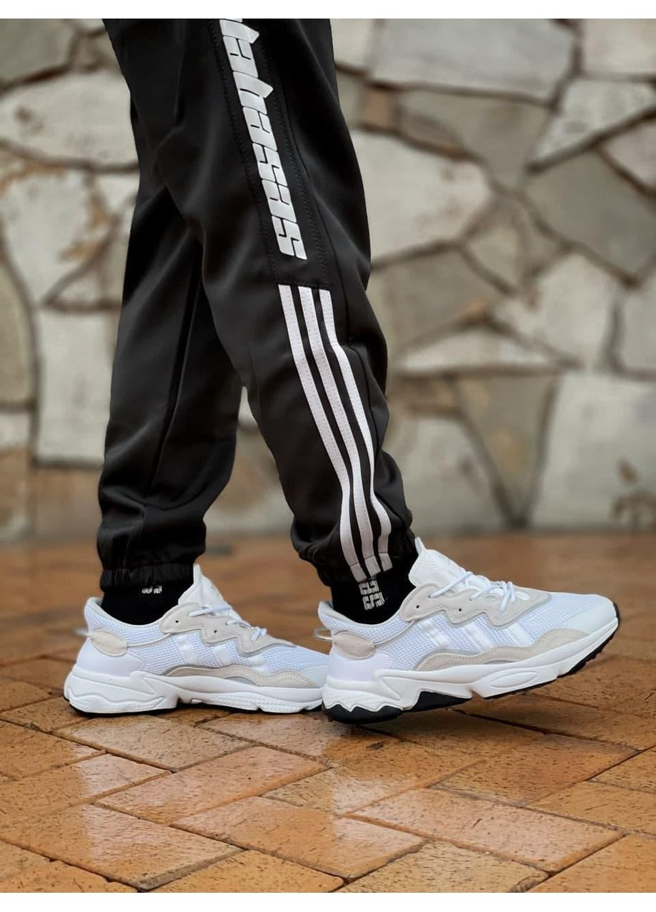 КРОССОВКИ ЖЕНСКИЕ ADIDAS OZWEEGO ADIPRENE PRIDE WHITE BEIGE BLACK АДИДАС ОЗВИГО No Brand чёрные демисезоны (368859746)