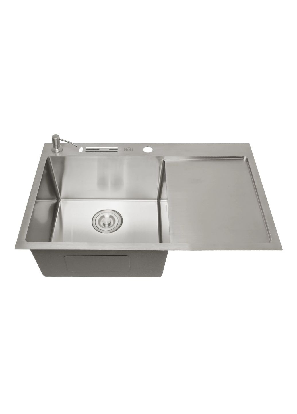 Накладная мойка на кухню с правым крылом 1.5 мм NS-7848(R) Nett NS-7848(R) (352730015)