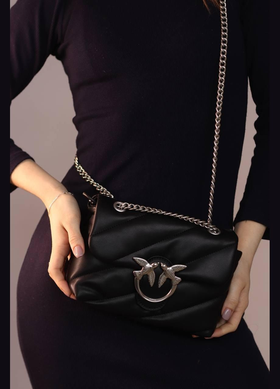 Жіноча сумка Pinko Love Big Puff small black, женская сумка, Пінко чорного кольору No Brand (307925720)