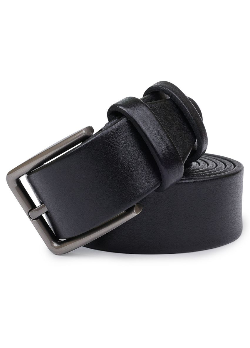 Шкіряний батальний ремінь для чоловіків 20700 Чорний Vintage (358052620)