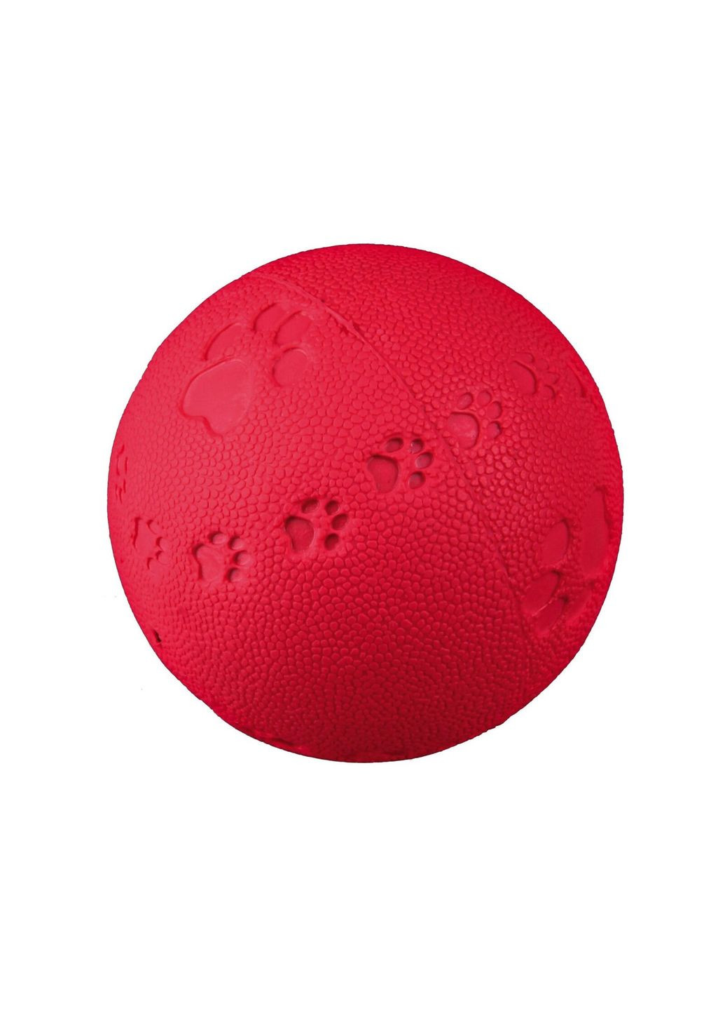 М'яч литий з лапкою та пискавкою 6 см Червоний (4011905348612) Trixie (279567515)