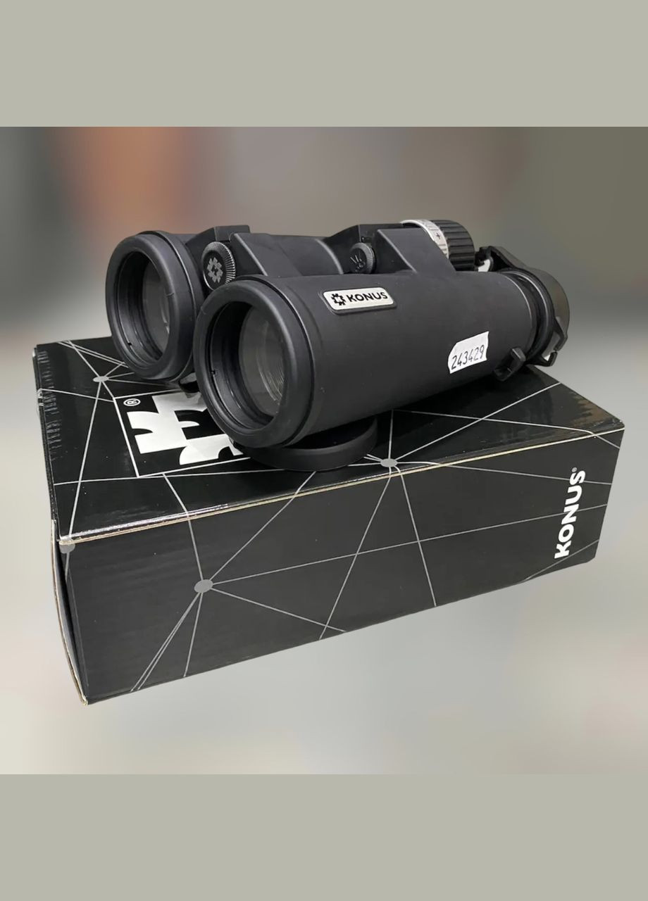Бінокль Mission-HD 8x42, широке поле огляду, змінні наочники, чохол Konus (338625277)