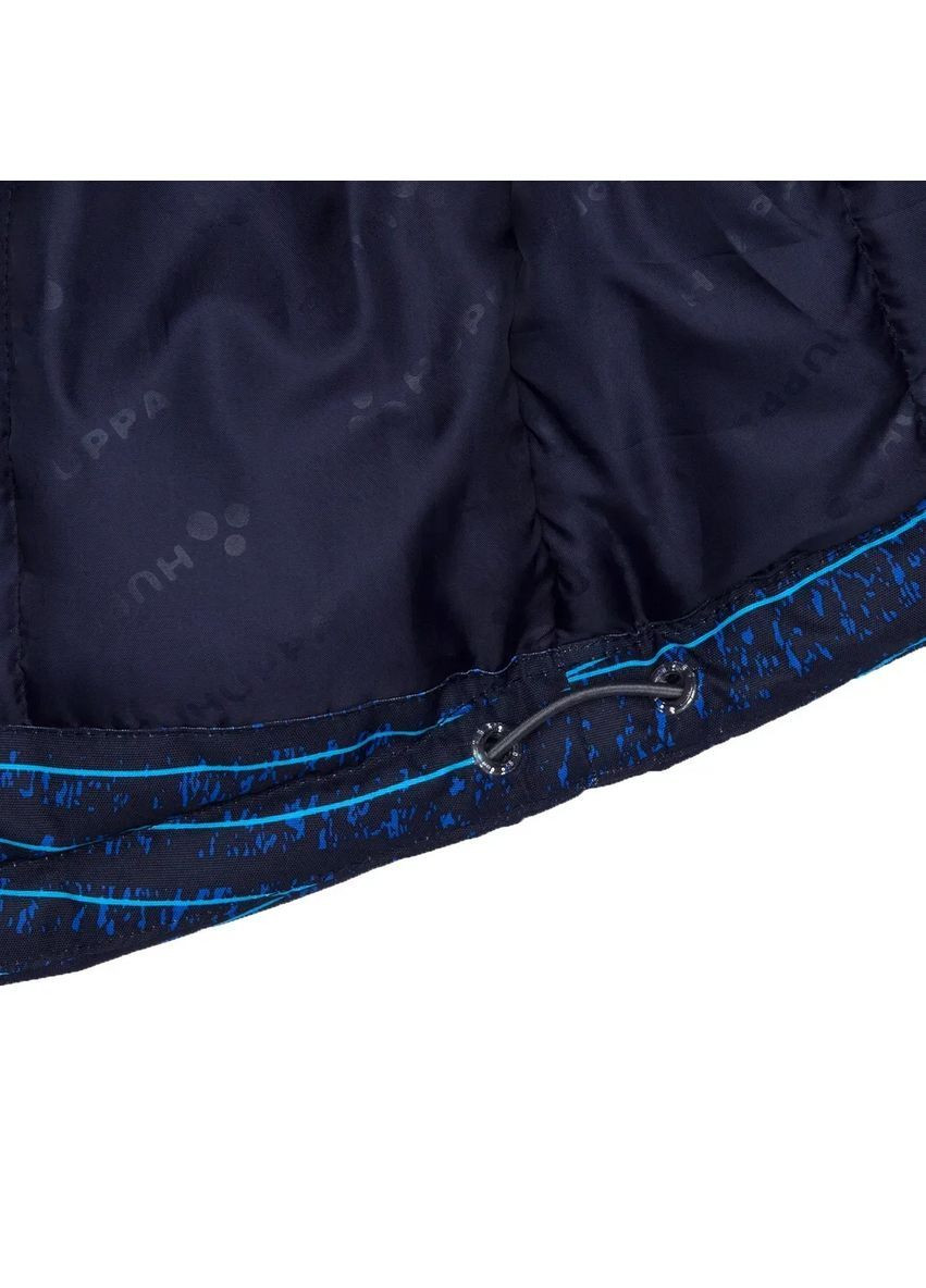 Темно-синя куртка зимова marinel, р.98, темно-синій з принтом () Huppa 17200030-12586-098