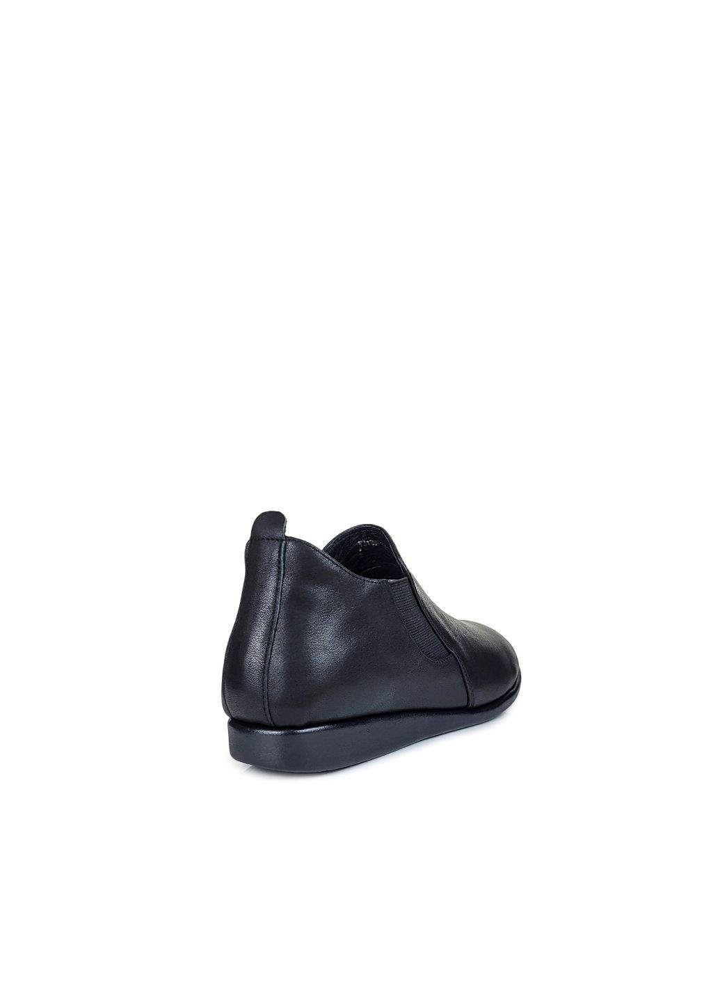 Женские удобные черные туфли без каблука,,V3139-10-1 чёр,36 Berkonty без каблука