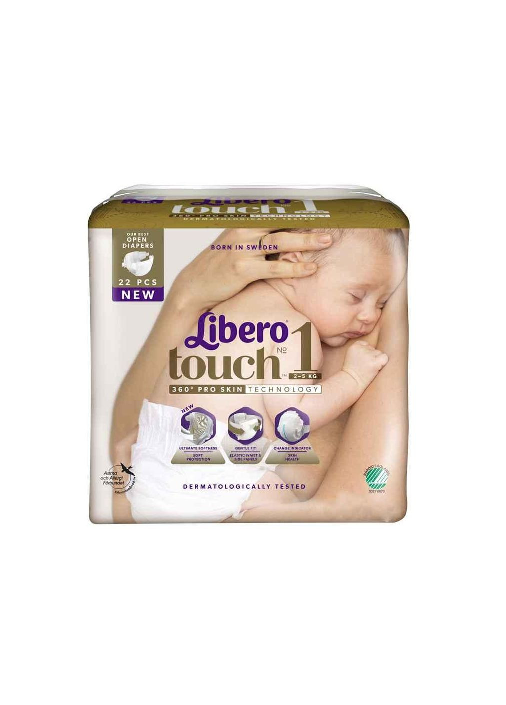 Підгузки дитячі Touch 1 (22) ТМ Libero (358911510)