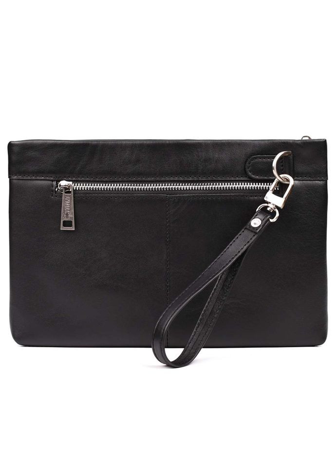 Кожаный клатч для мужчин GA-0019-4lx черный с петлей на руку TARWA (358199663)