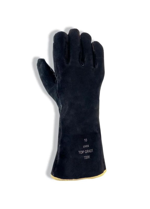 Защитные перчатки top grade 7200 (XL/) из воловой кожи для сварки (41026) Uvex (289133098)