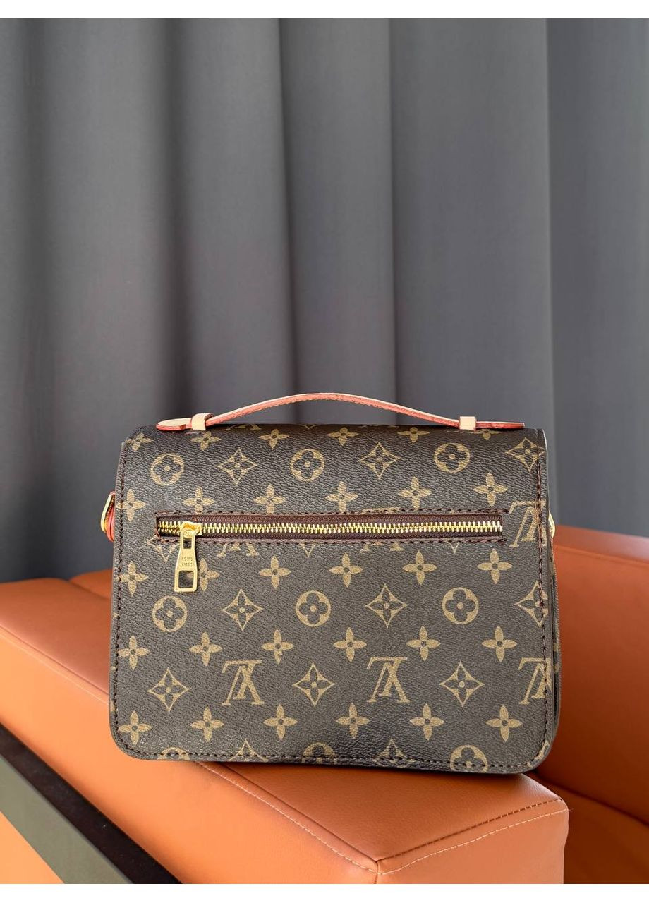 Сумка коричнева Louis Vuitton Pochette Metis Brown жіноча LV на плече Луї Вітон класична крос боді No Brand (361445021)