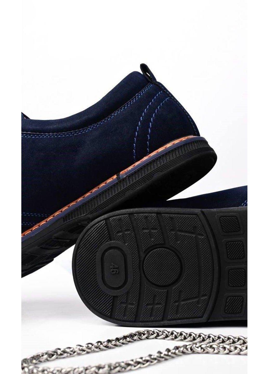 Туфлі чоловічі шнурки сині UFOPP (305847716)