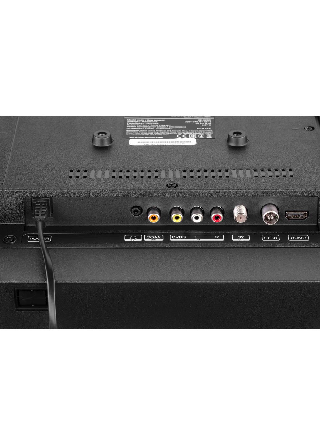 Телевизор 32" -32D3 LED HD 60Hz Black 2E (361965392)