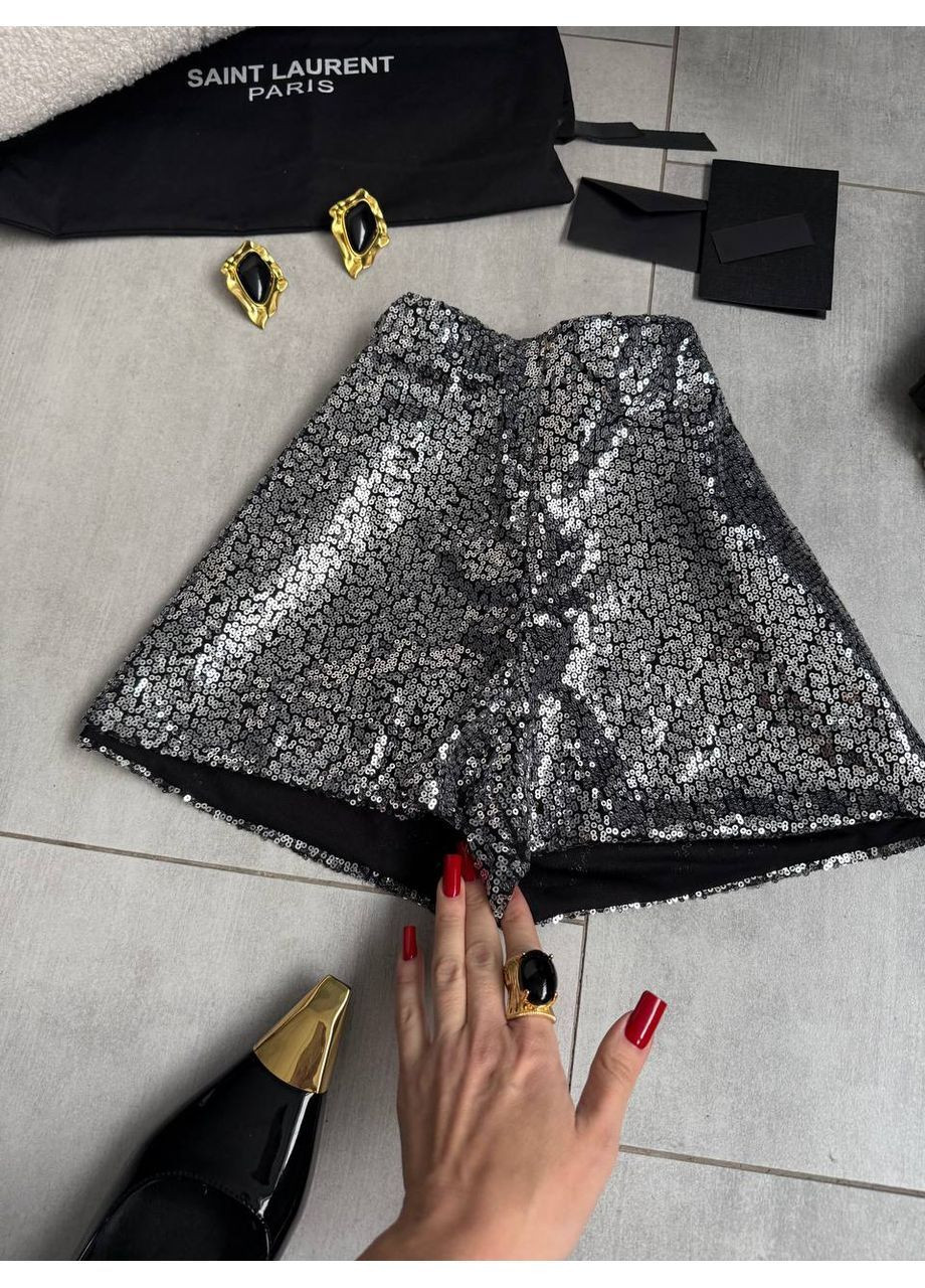 Жіночі святкові шорти з паєтками No Brand (372418697)