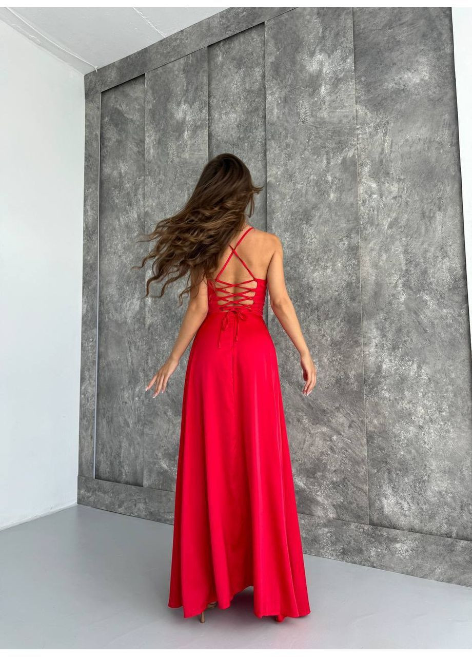 Червона вечірня сукня жіноча KaraMix однотонна