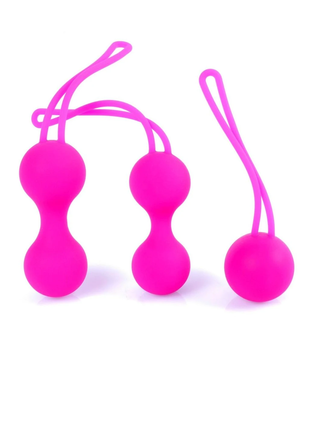 Набір вагінальних кульок HeavyFun Silicone Kegal Balls Set Pink B Series (402315682)