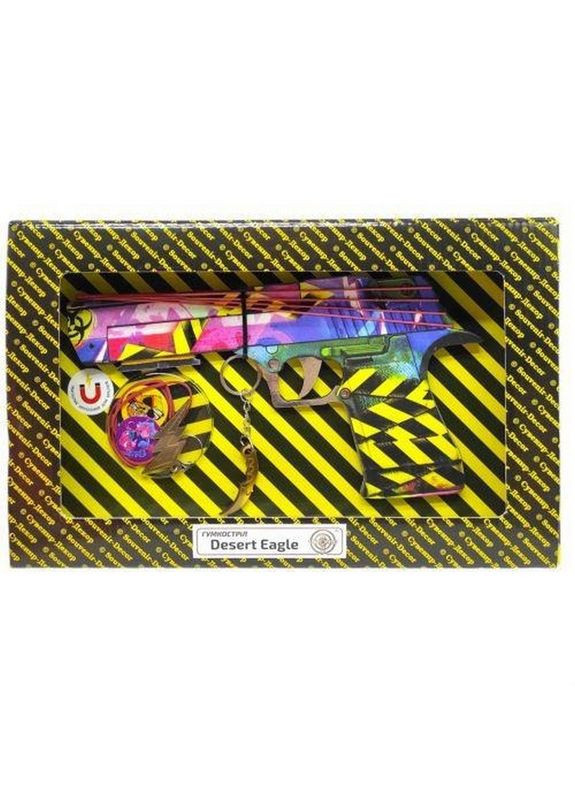 Зібрана модель Гумкостріл "DESERT EAGLE FUSION" DE-FU Сувенір-Декор (372374361)