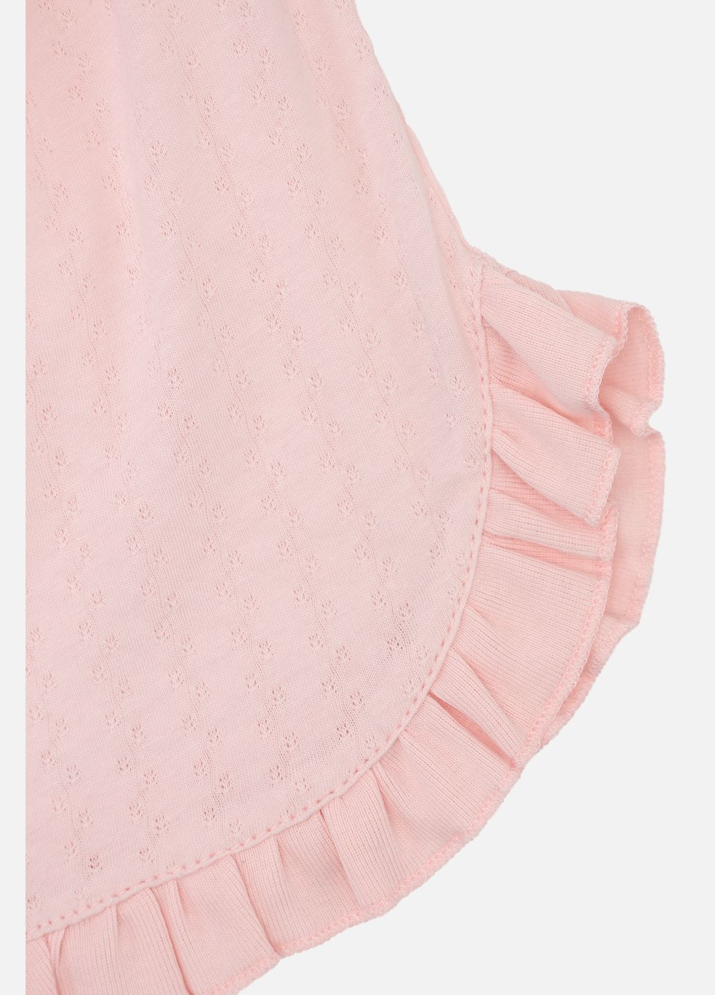 Светло-розовая пижама с шортами для девочки цвет пудровый цб-00276623 Бома