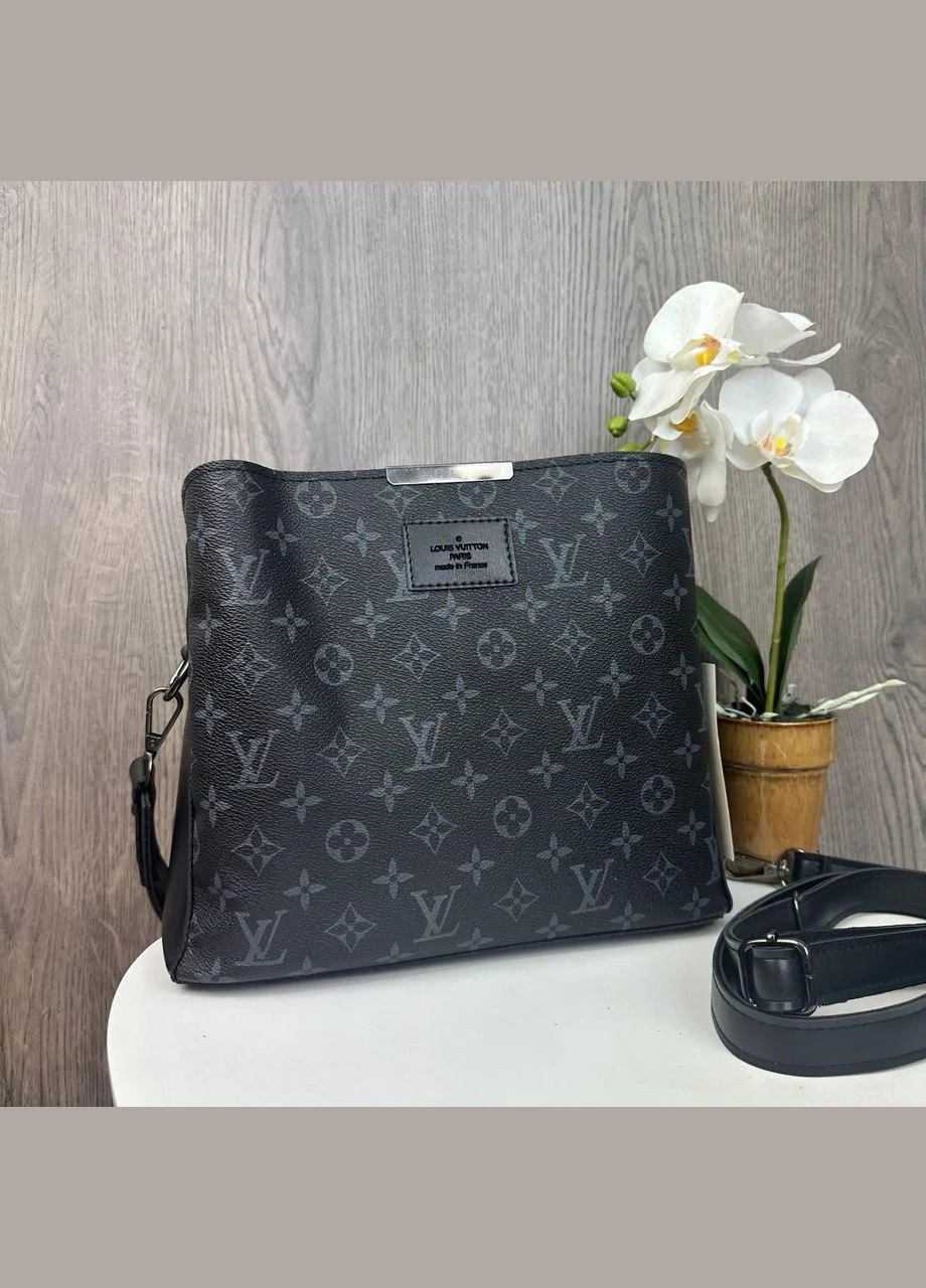 Жіноча сумочка з широким ремінцем Чорний No Brand (314926903)