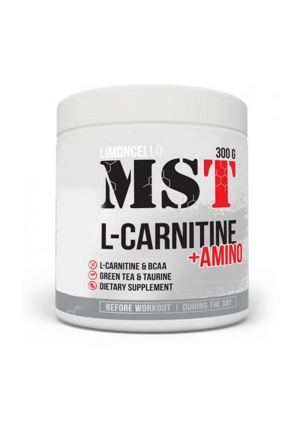 Жироспалювач L-Carnitine + Amino, 300 грам Лімончелло MST (293479053)