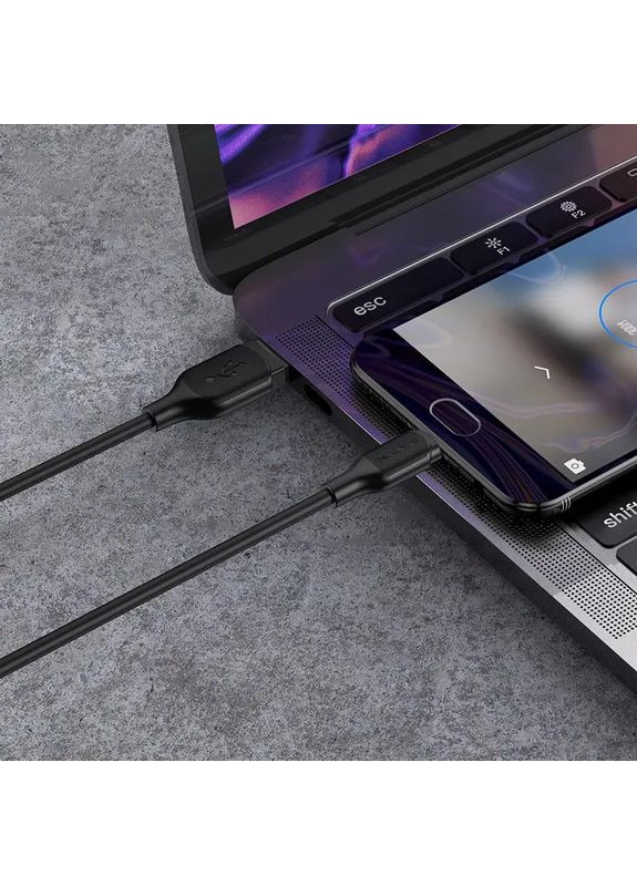 Кабель BX42 USB to Type-C 3A, 1m, silicone, TPE connectors, (6931474736765) Borofone BX42 Encore (372682221)