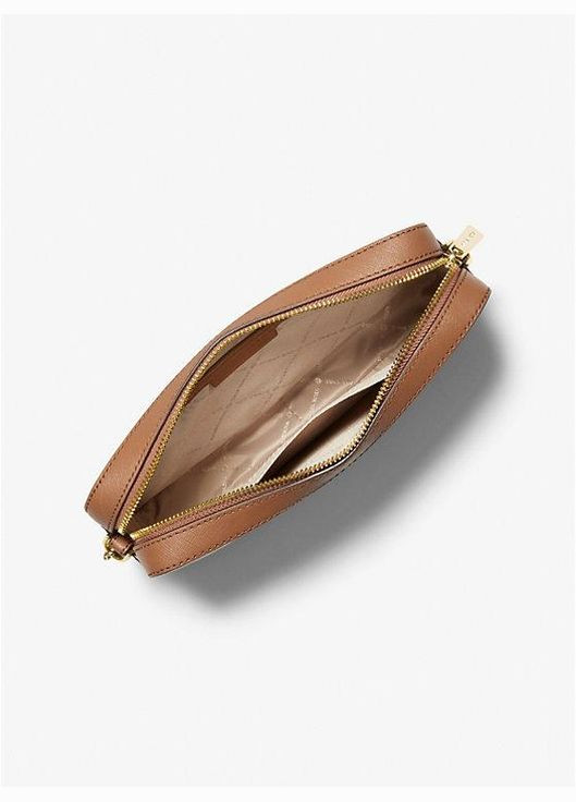 Женская сумка кросс-боди Jet Set Large Printed Logo белая (в подарочной упаковке) Michael Kors (302679287)