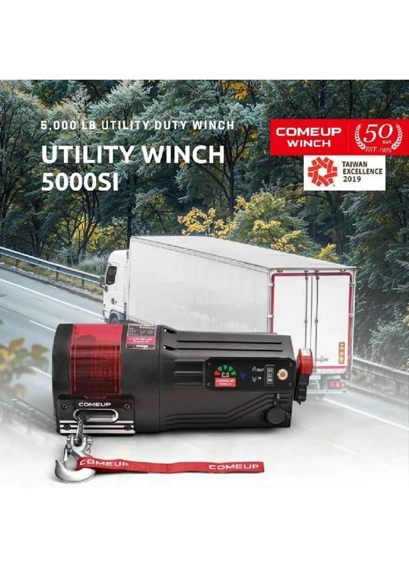 Лебедка электрическая Utility Winch 5000si (12V), 2.3 т / 5 000 lb трейлерная ComeUp (379615846)