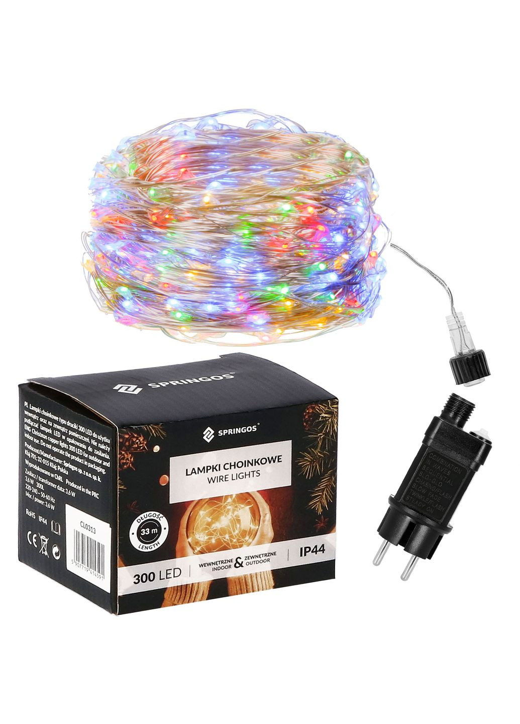 Гірлянда 30 м 300 LED Mix Springos CL0311 (275096253)