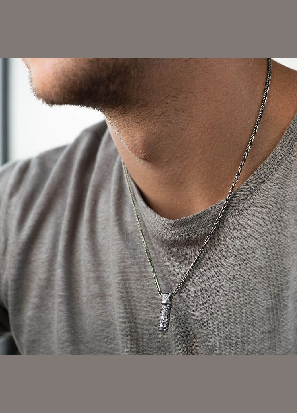 Срібний кулон - мощевик 133087 Oniks (264393014)