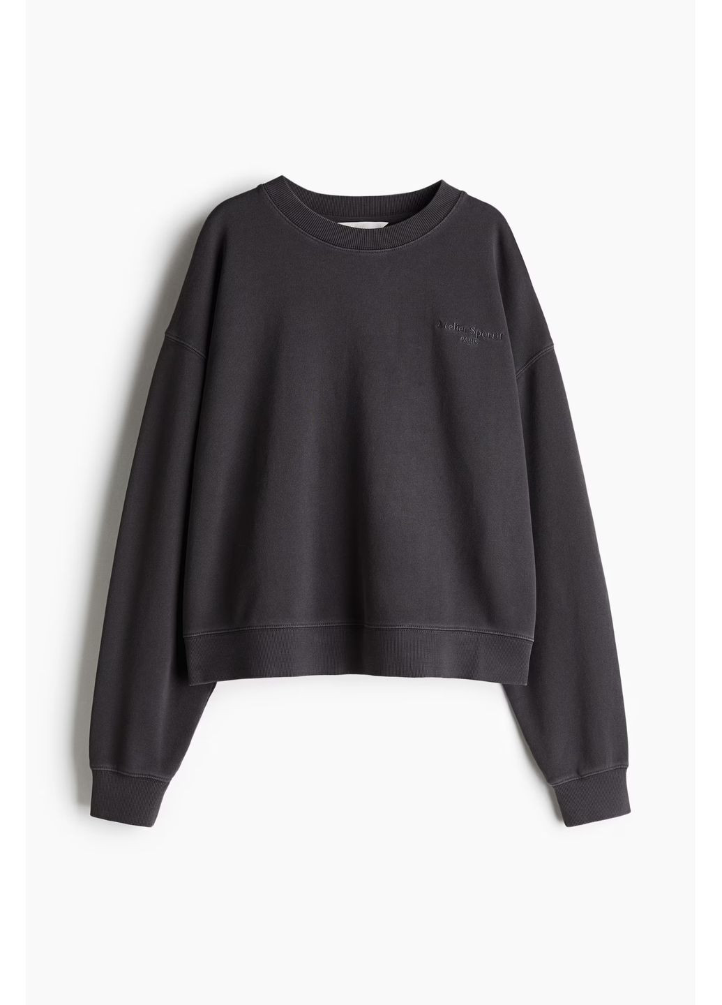 Толстовка з текстовим мотивом жіноча сіра H&M (369335363)