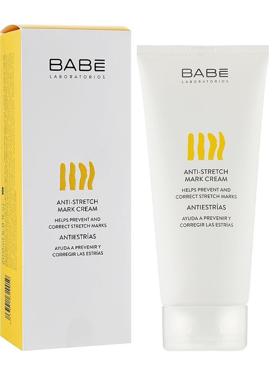 Крем від розтяжок на основі олій Anti-Stretch Mark Cream 200ml (101334-18914) Babe Laboratorios (368615764)