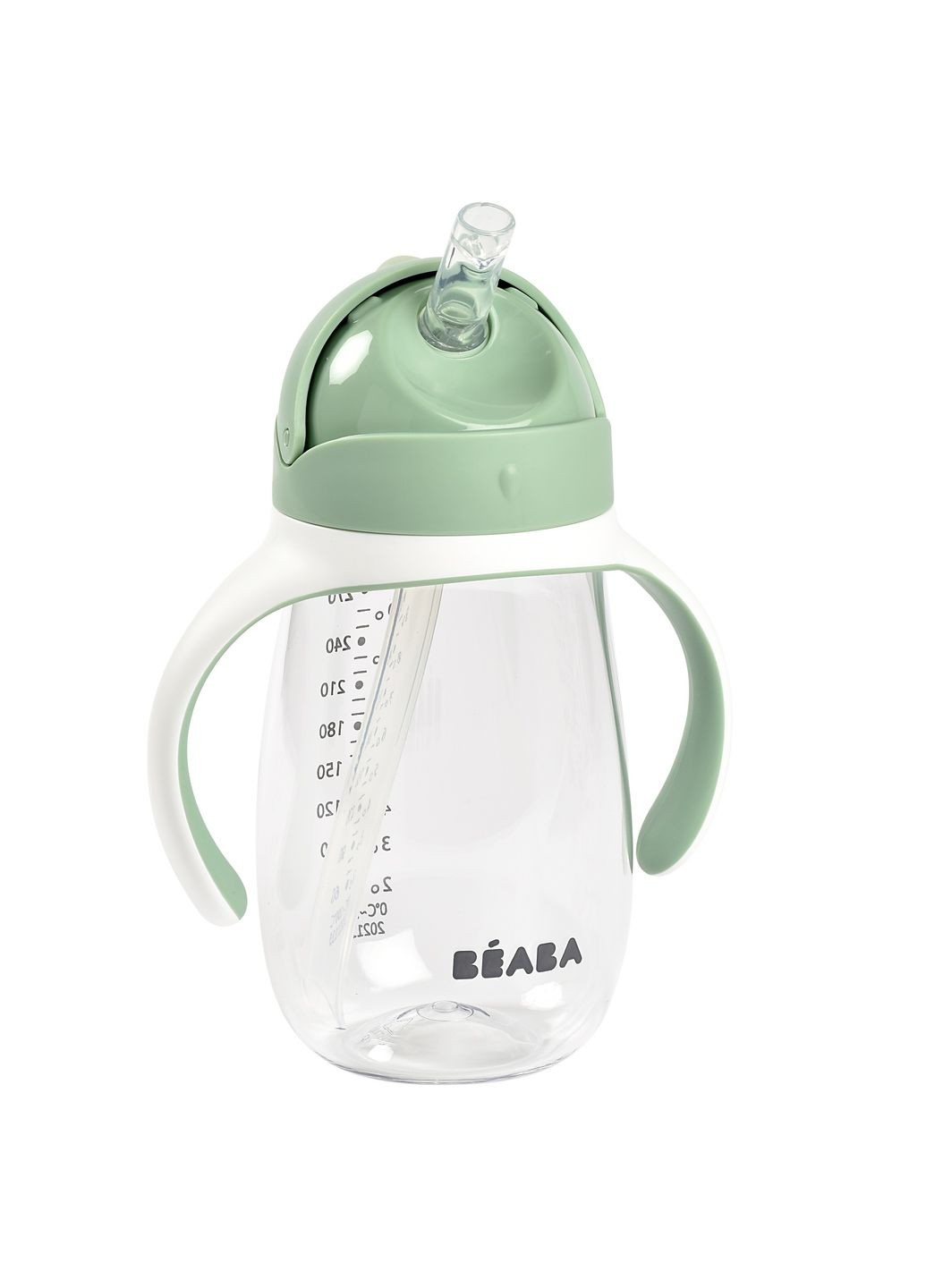 Дитячий поїльник з трубочкою, 300 мл, зелений () Beaba 913533 (328401049)