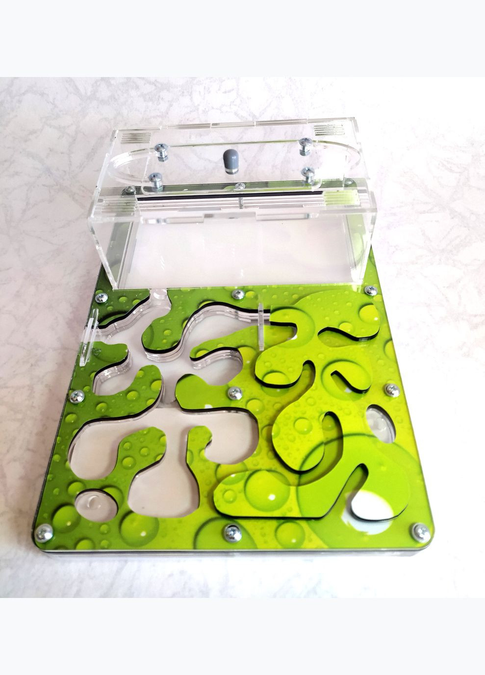 Муравьиная ферма (формикарий) горизонтальная (капли воды) + муравьи-жнецы. Полный комплект No Brand Anthouse (314798845)