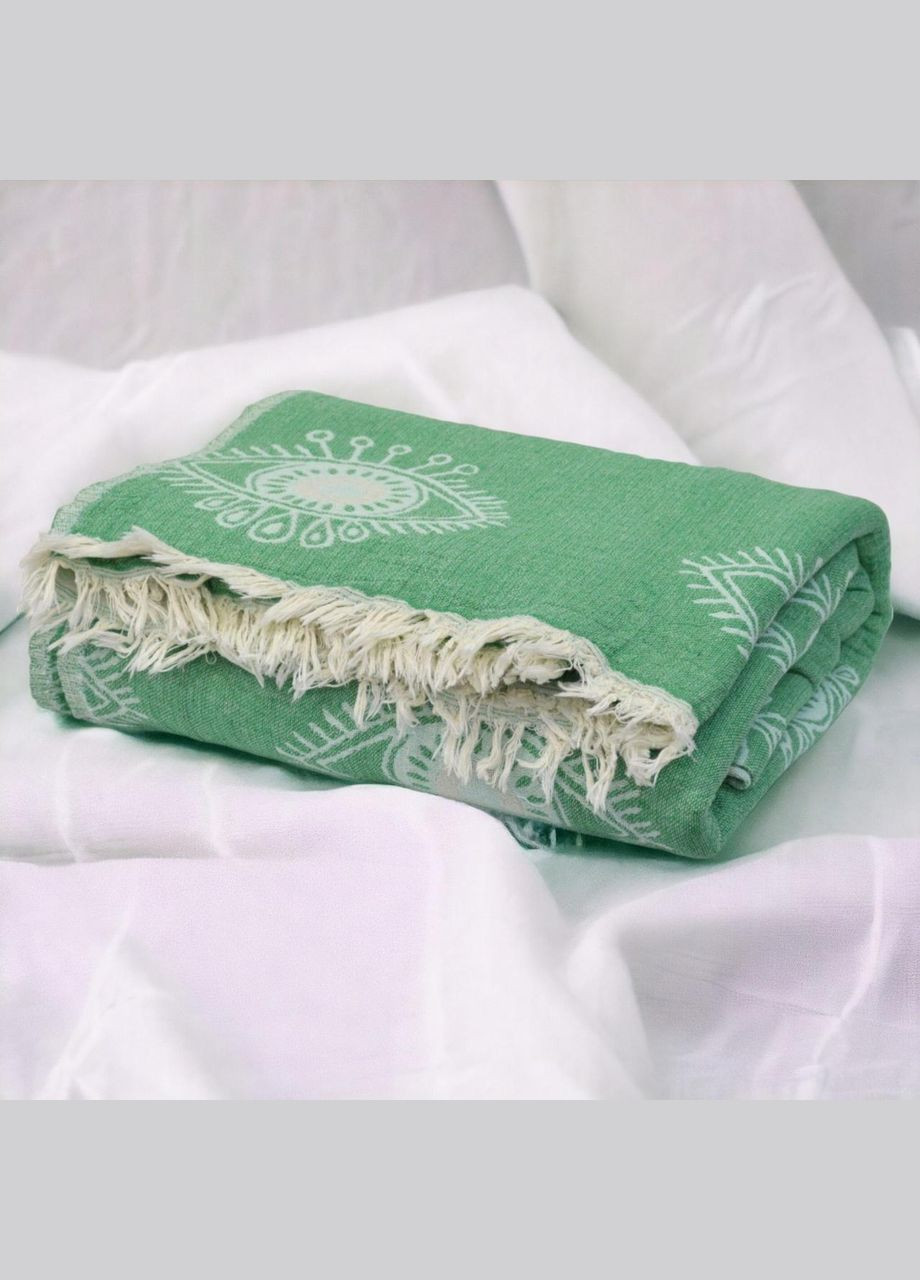 Муслінове покривало 210x250 см MP1, Зелене Kayra (365814866)