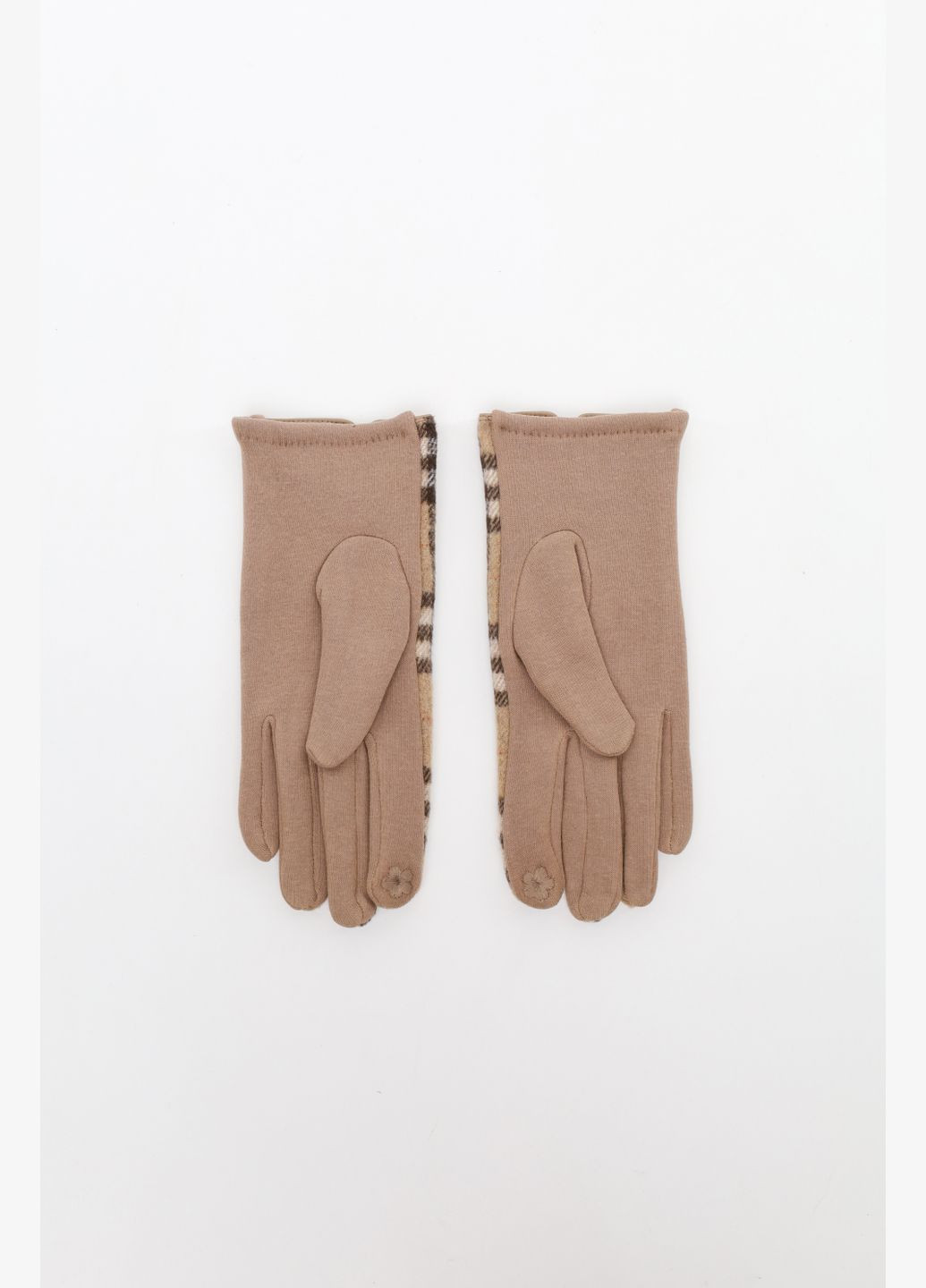 Жіночі рукавички колір бежевий ЦБ-00227339 No Brand (282969532)