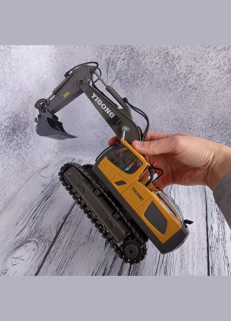 Экскаватор на радиоуправлении MST-YG258C поворотный 1:20 - Детские игрушки No Brand (368887420)