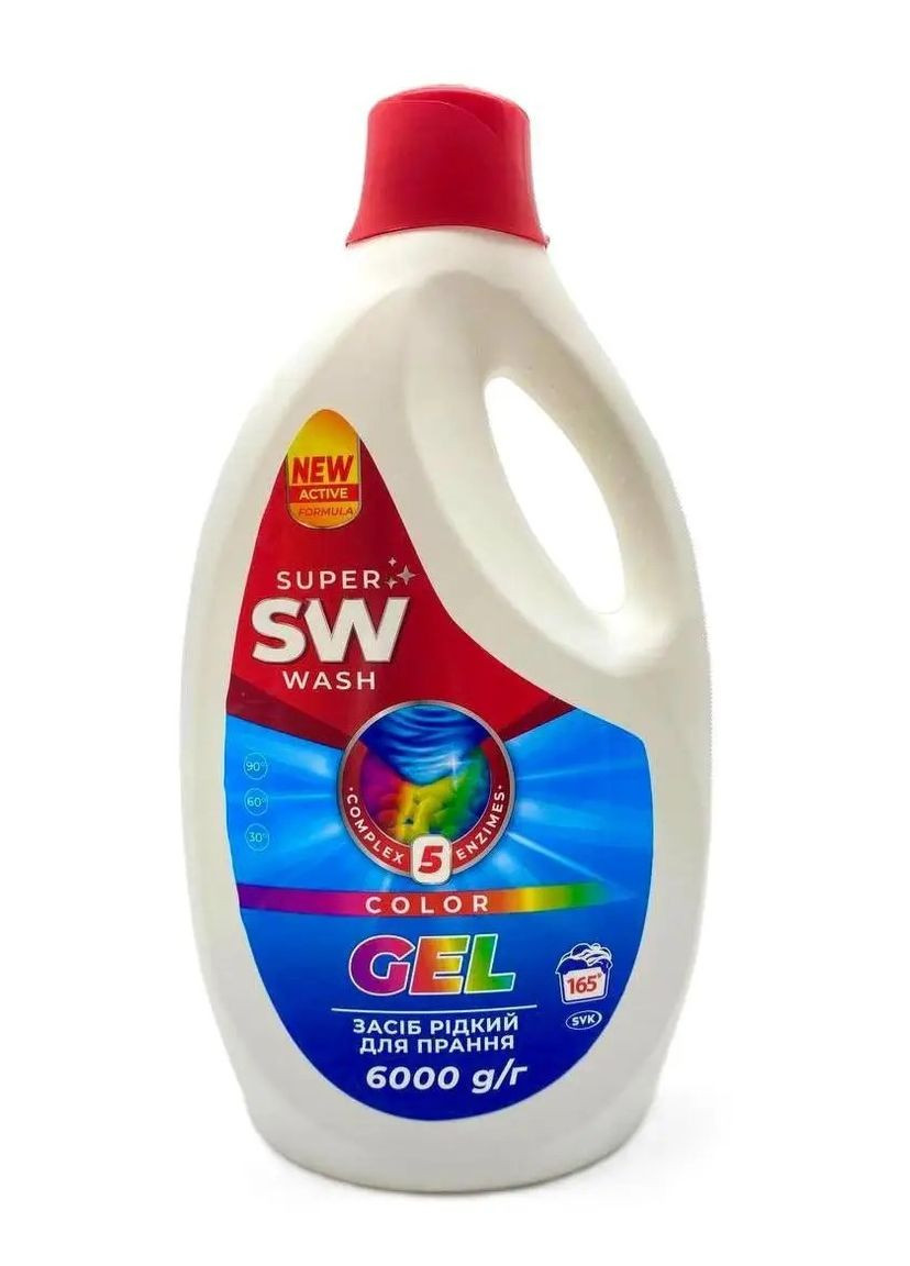 Гель для прання Color 6 л Super Wash (296792797)