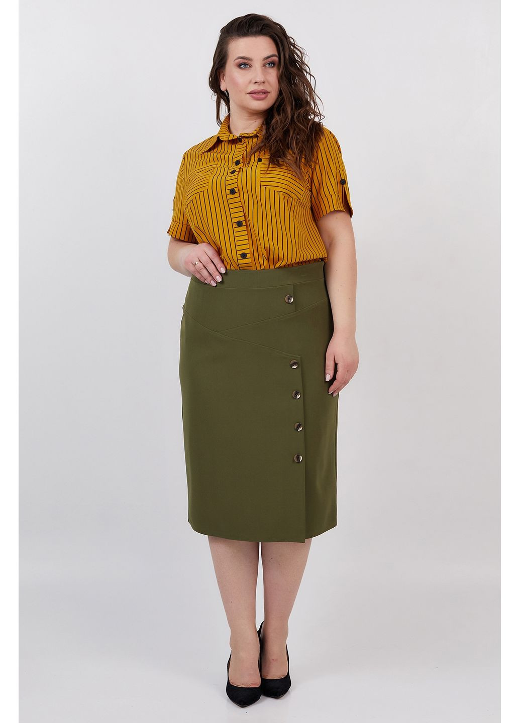 Спідниця прямого силуету з костюмної тканини All Posa (ap100534p) A'll Posa (360920038)