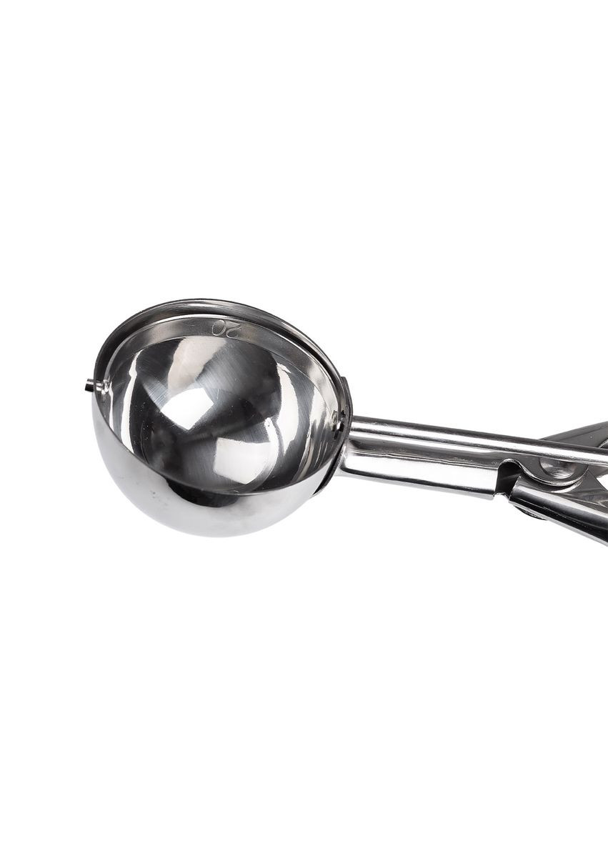 Кругла ложка для морозива 5,4х21,3 см із нержавіючої сталі HP-19-20-5.4x21.3CM (A-033493) Zhongjing (358933824)