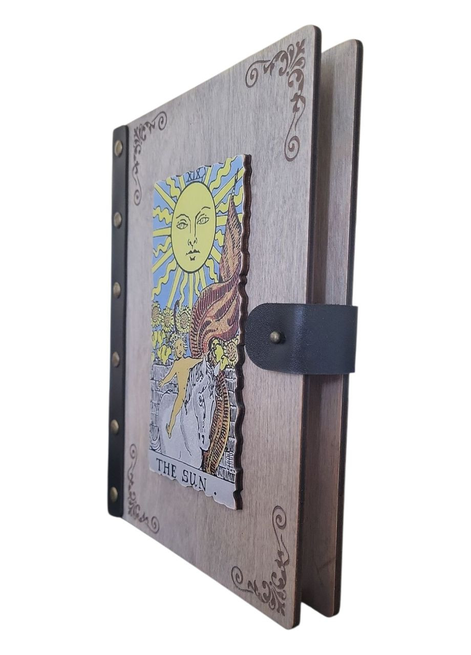 Винтажный блокнот Таро Солнце 240х170 мм 100 страниц No Brand (335820922)