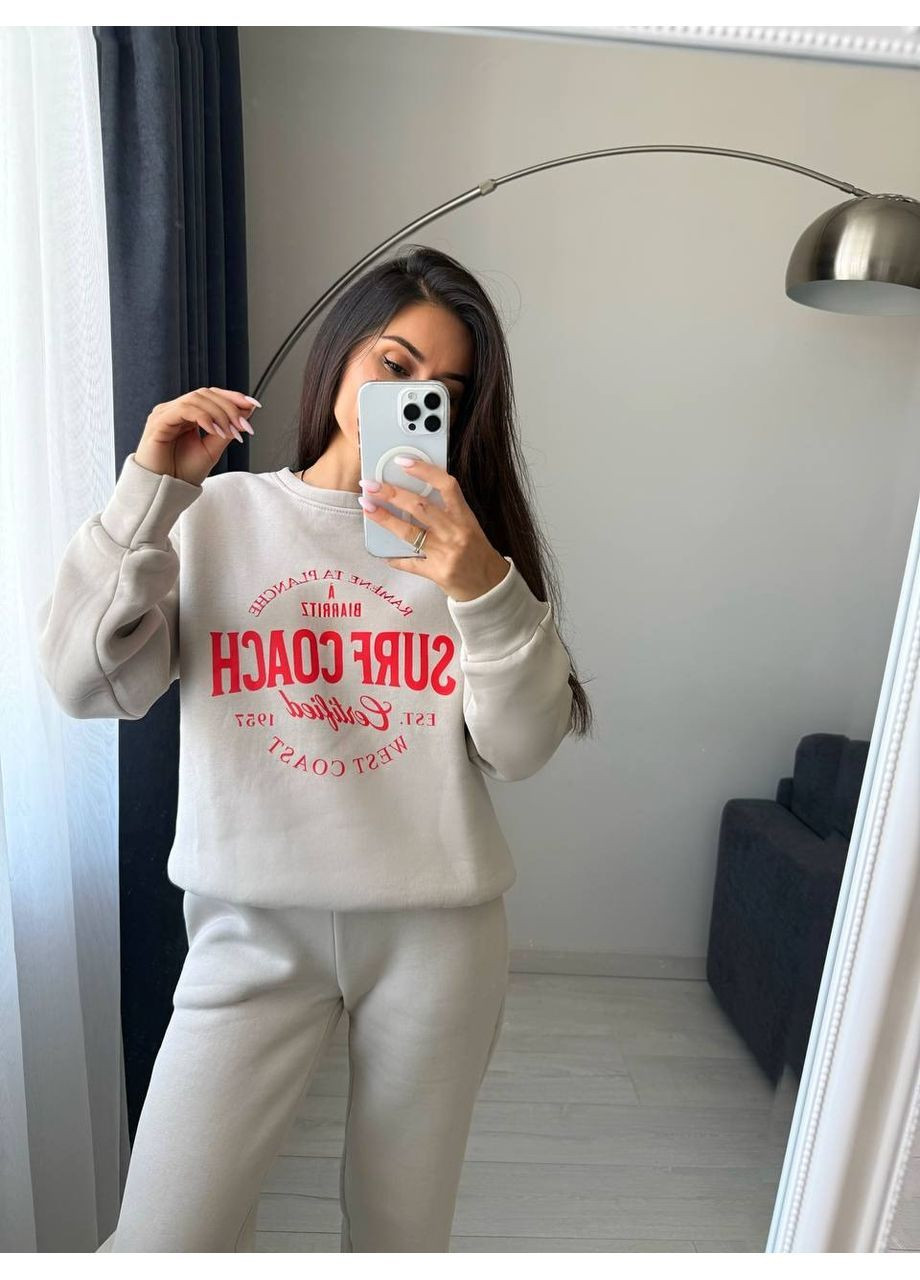 Костюм (світшот, штани), колір Молочний Fashion (362415404)