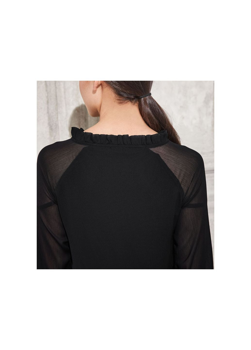 Чорна повсякденний сукня шифонове на підкладці для жінки lidl 391248 44(l) чорний Esmara