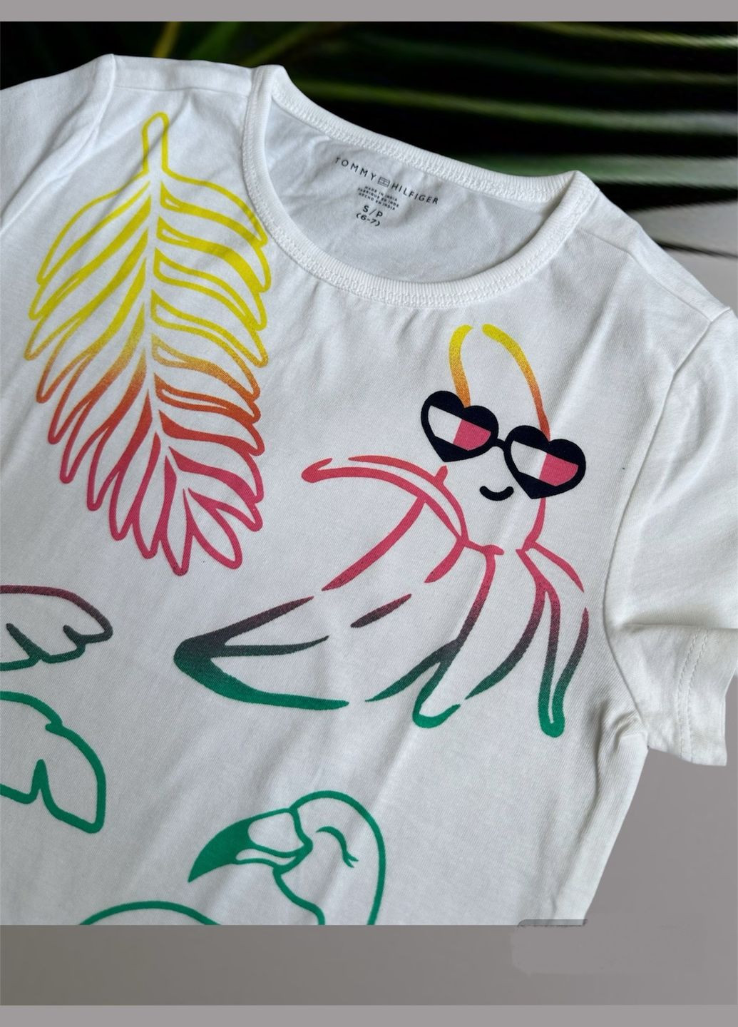 Біла футболка Tommy Hilfiger