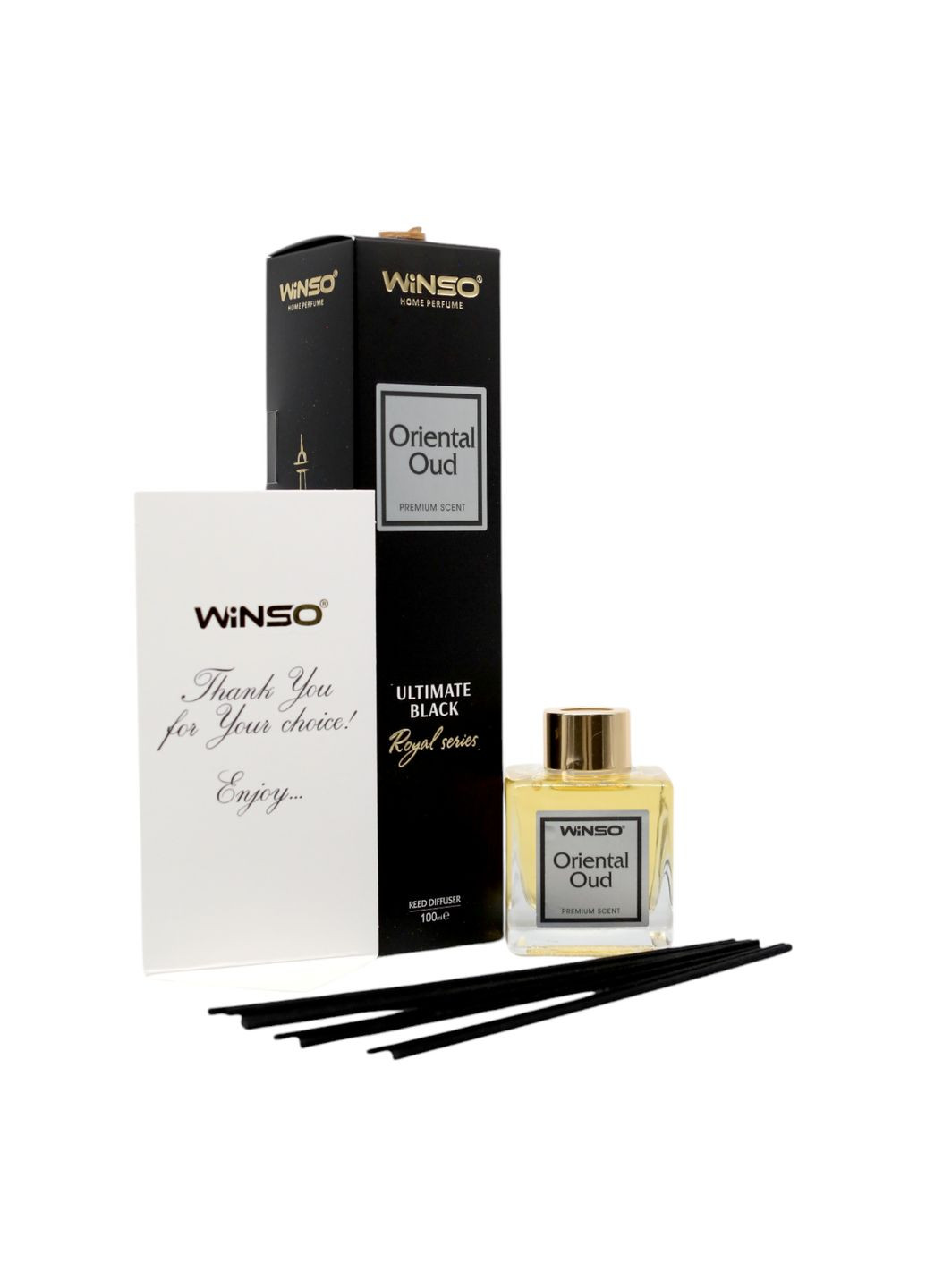Ultimate Black Ароматизатор для дому Oriental Oud 100 мл Winso (308218340)